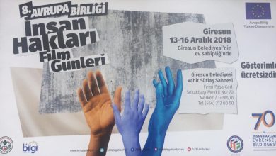 Photo of GİRESUN’DA AB İNSAN HAKLARI FİLM GÜNLERİ BAŞLIYOR