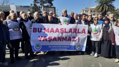 Photo of Emekliler Giresun Atatürk meydanından seslendi