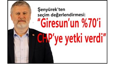 Photo of CHP İl Başkanı Şenyürek: “Belediyeleri temiz ve dürüst yöneteceğiz” …