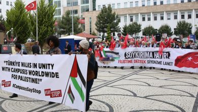 Photo of Giresun Üniversitesi’nde yürüyüş: “ABD,Çin, İsrail terör örgütüdür”..