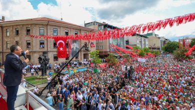 Photo of Özgür Özel, Giresun Atatürk meydanından seçim çağrısı yaptı