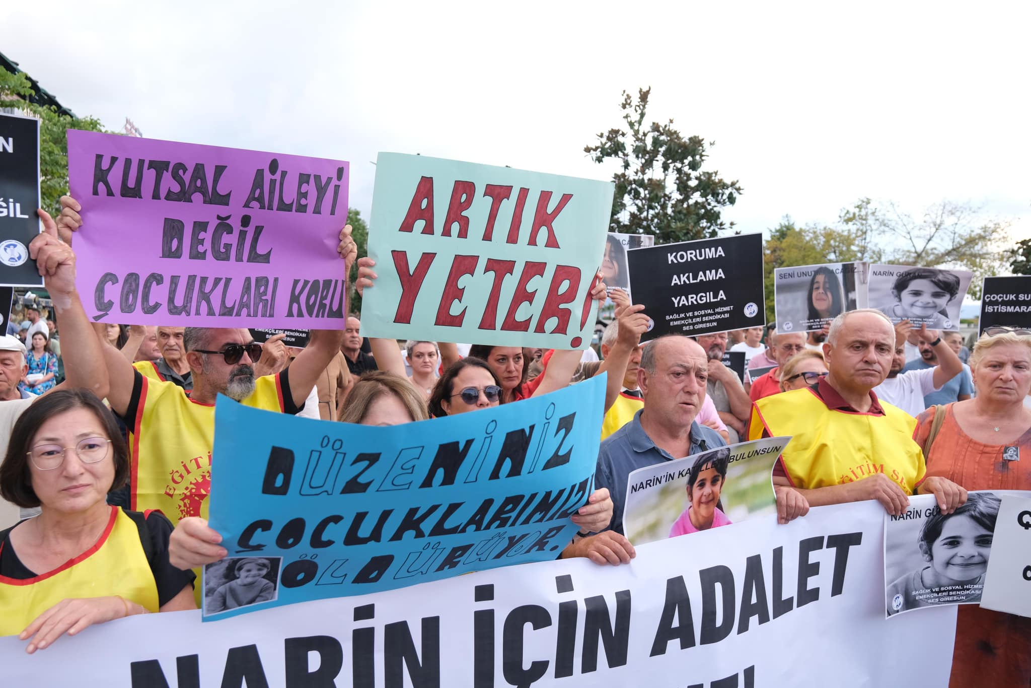 Giresun’da Narin için adalet eylemi