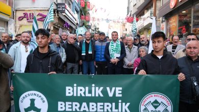 Photo of Giresunspor’a destek yürüyüşü