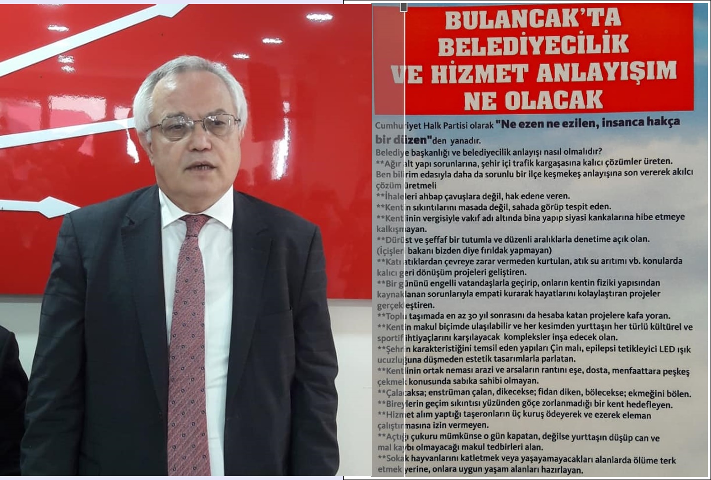 BASRİ GÜRSOY CHP’DEN BULANCAK BELEDİYE BAŞKANLIĞINA ADAY ADAYLIĞINI AÇIKLADI