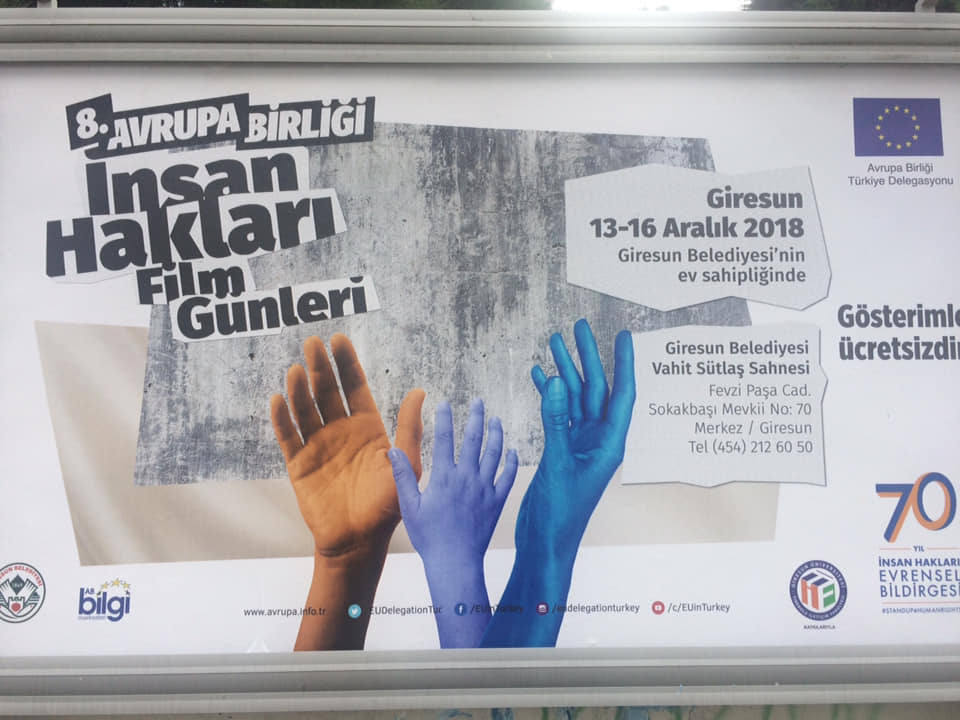 GİRESUN’DA AB İNSAN HAKLARI FİLM GÜNLERİ BAŞLIYOR