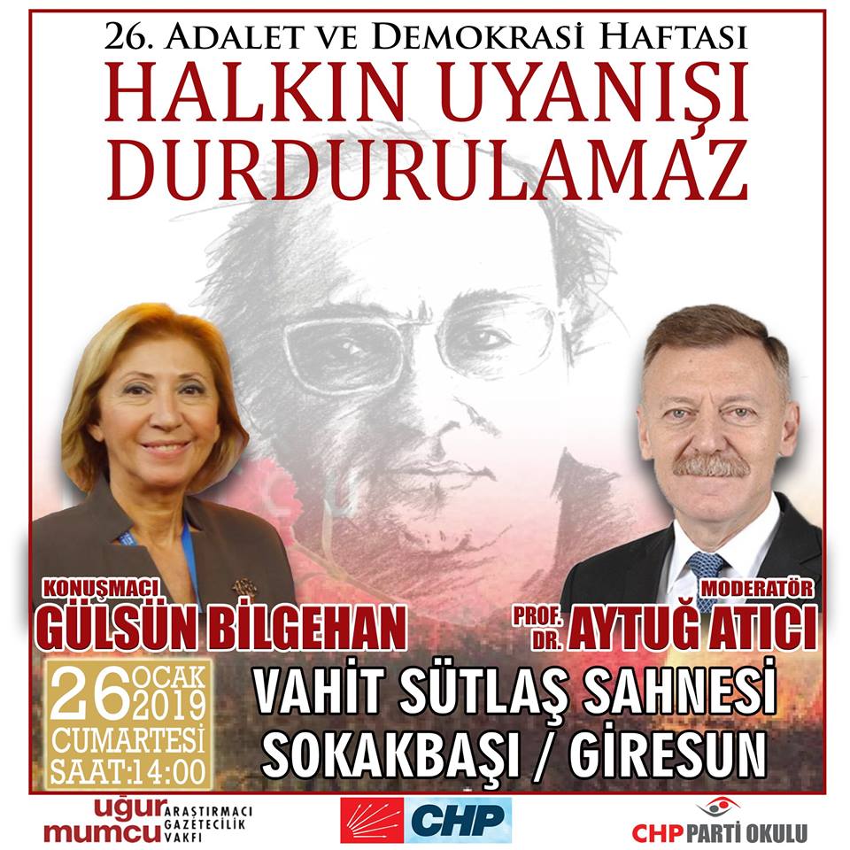 GÜLSÜN BİLGEHAN VE AYTUĞ ATICI GİRESUN’DA…