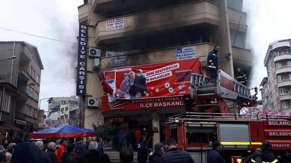 BULANCAK CHP’DE YANGIN ÇIKTI