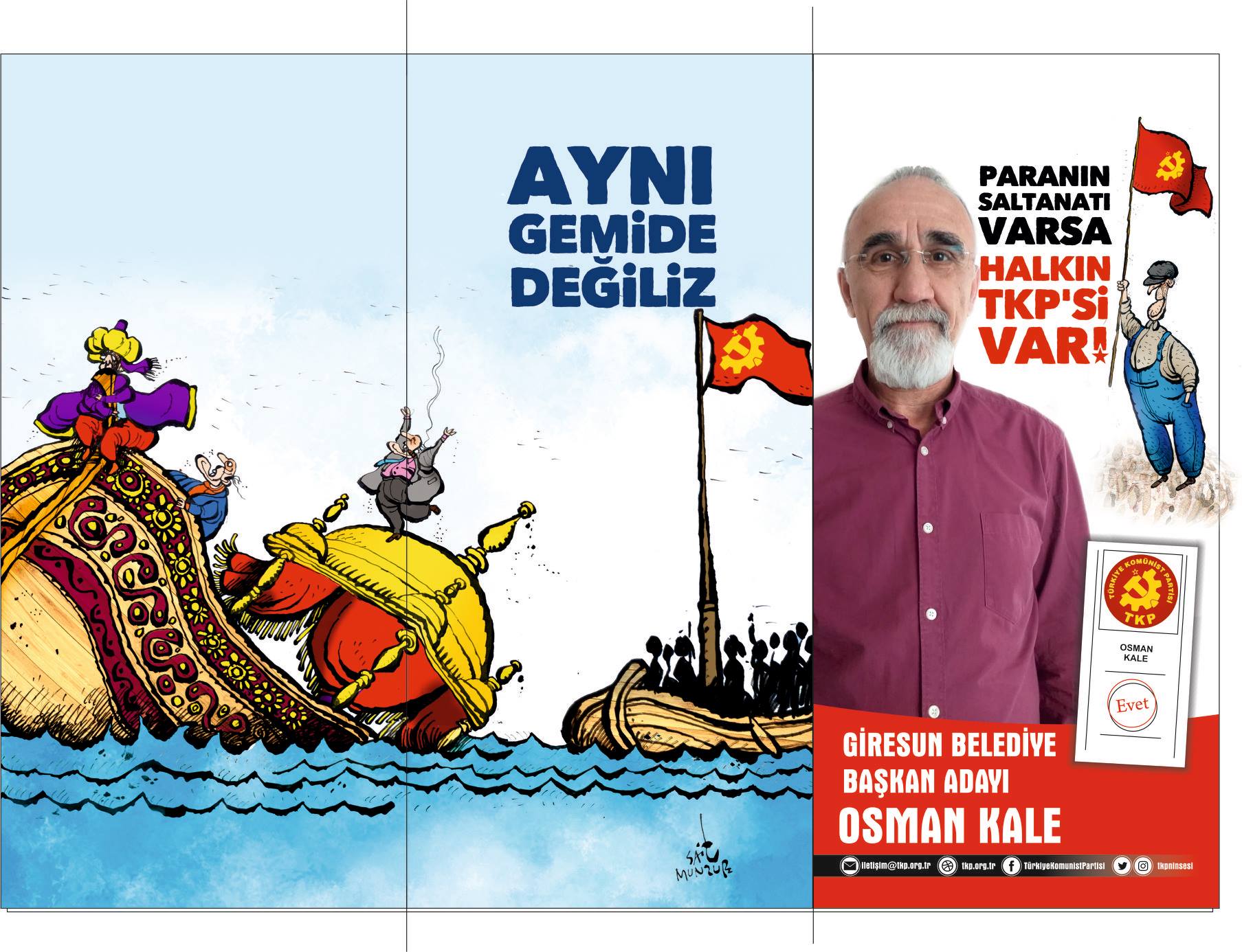 TKP ADAYI OSMAN KALE “GİRESUN’DAKİ YAĞMAYI DURDURACAĞIZ”DEDİ