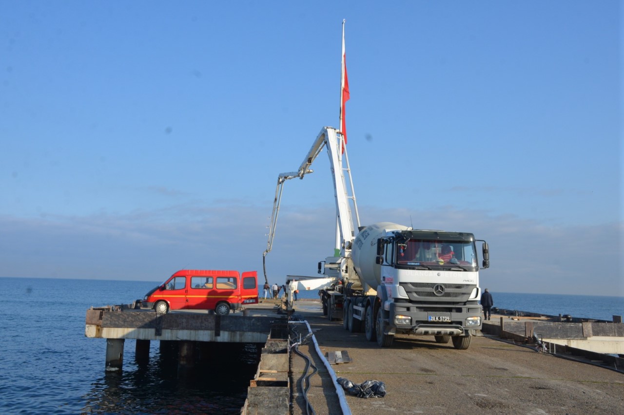 BULANCAK İSKELESİ YENİLENİYOR