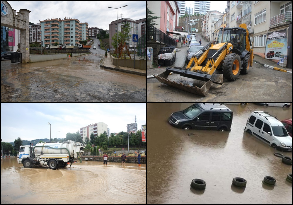 GİRESUN’DA KORKULU ANLAR …