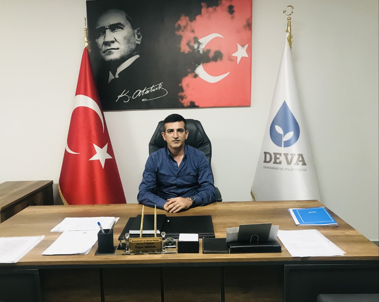 DEVA PARTİSİ İL BAŞKANI OKUSAL, AFETİ DEĞERLENDİRDİ