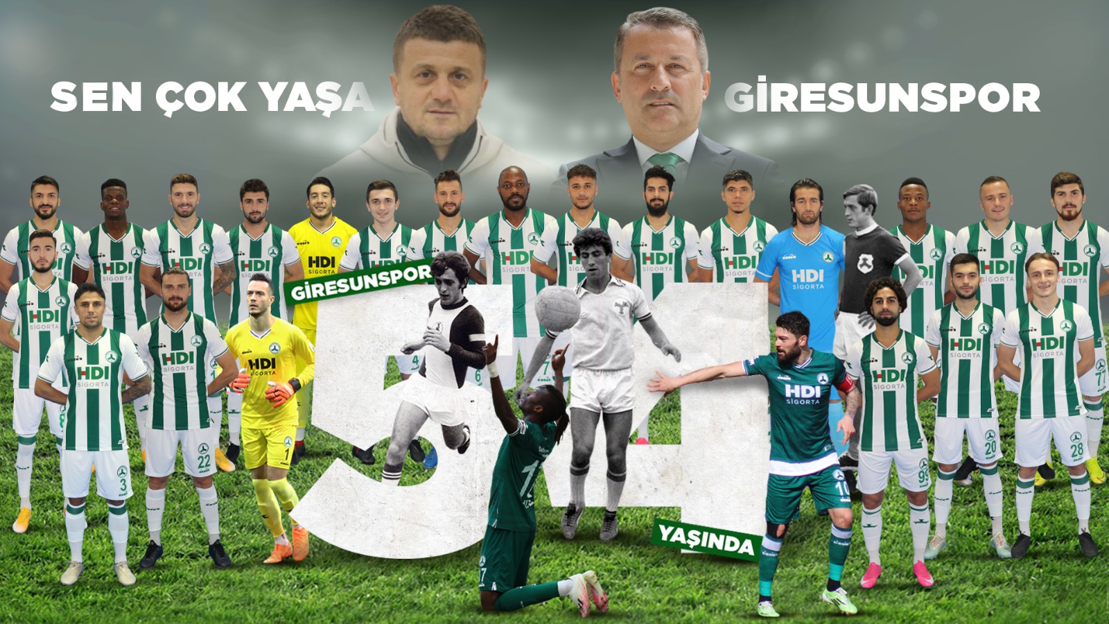 GİRESUNSPOR KURULUŞUNUN 54 YILINI KUTLUYOR