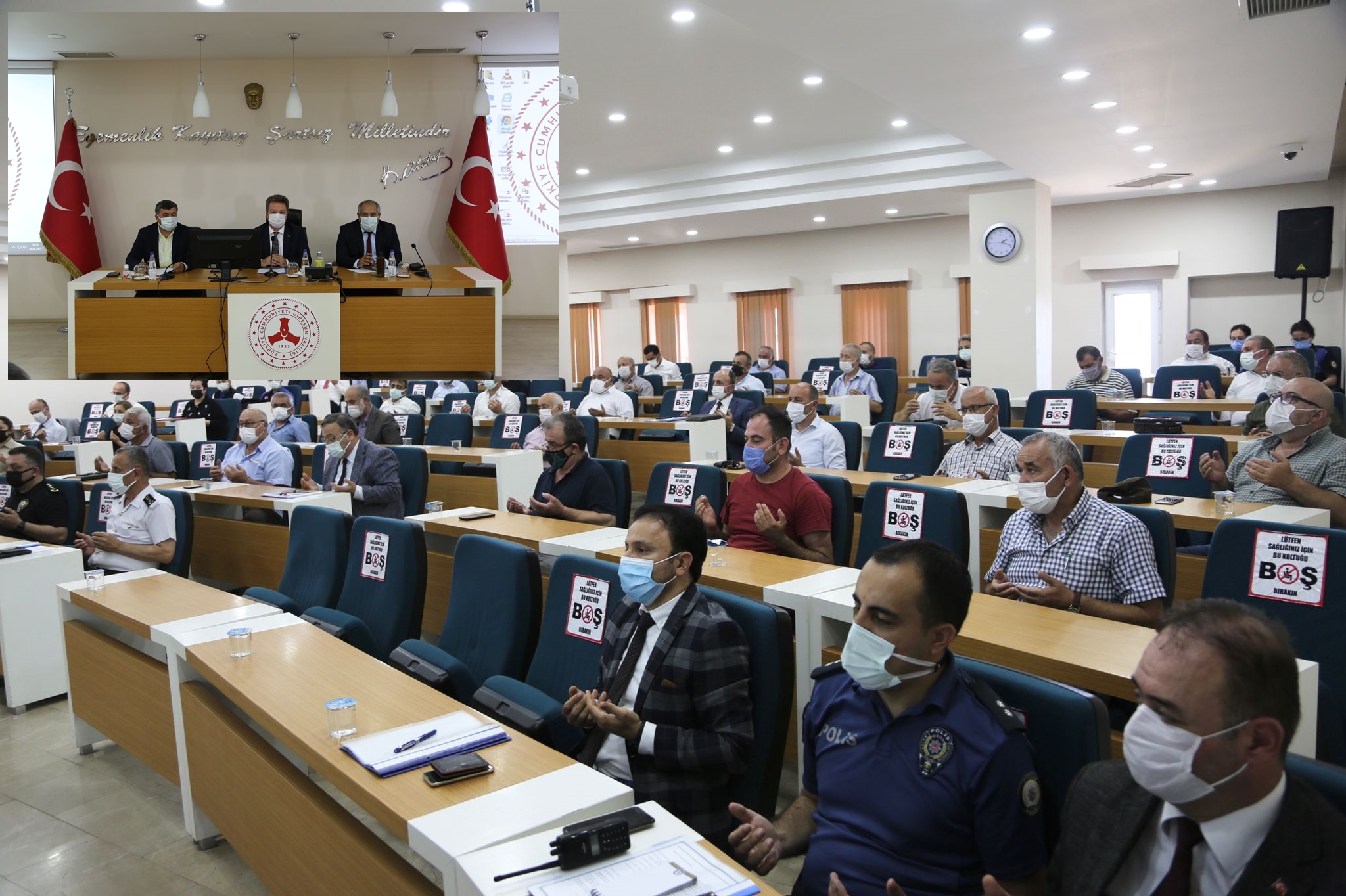 VALİ MUHTARLARLA DEĞERLENDİRME TOPLANTISI YAPTI