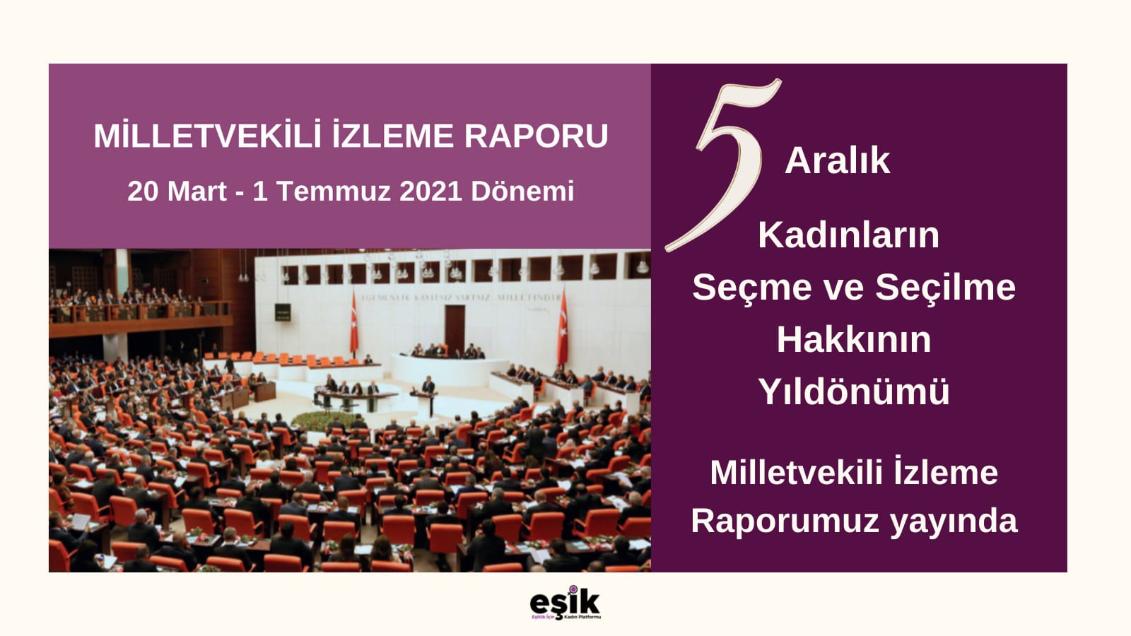 EŞİK’in Milletvekili İzleme Raporu yayında…