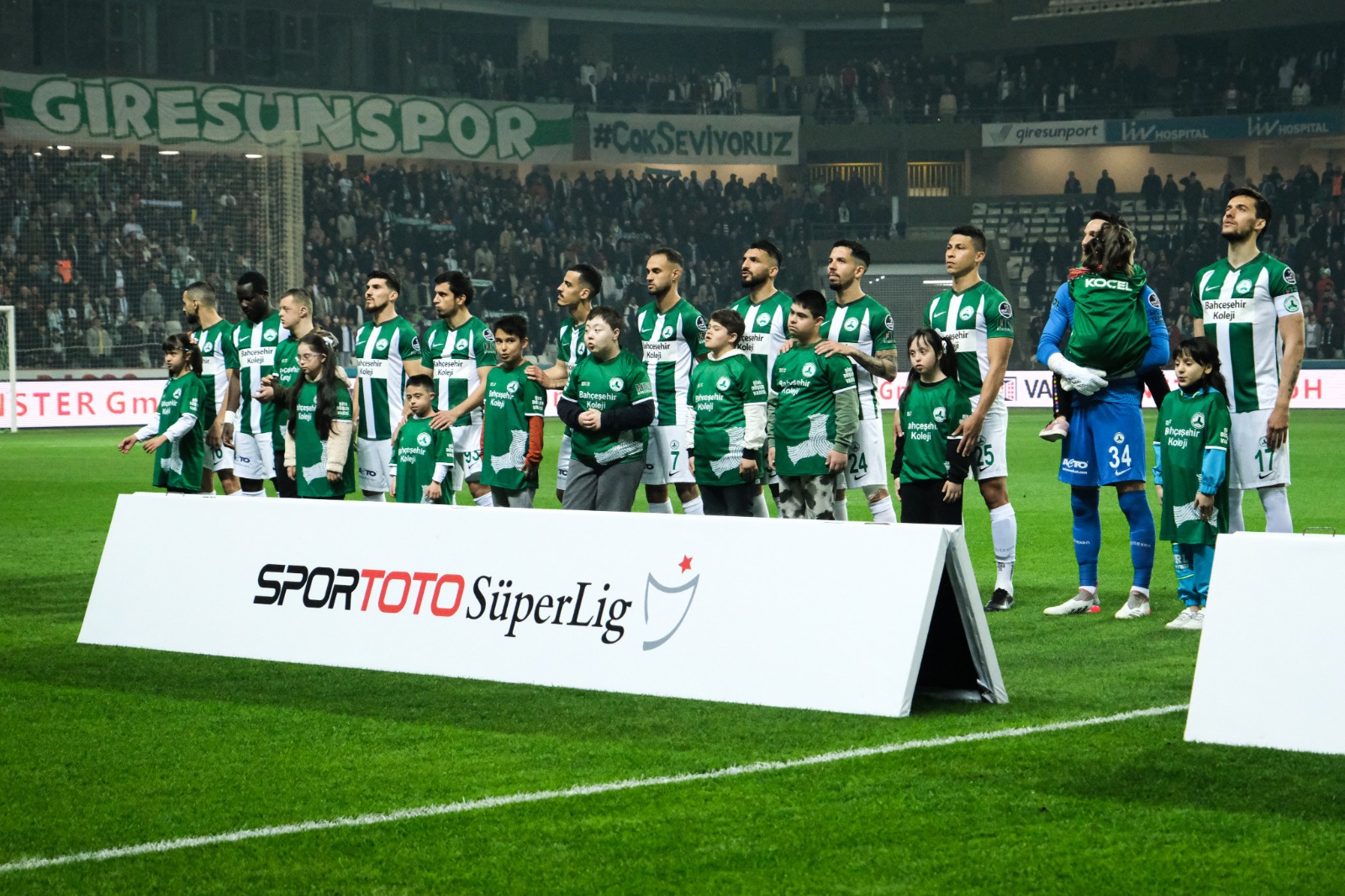 ÖZEL ÇOCUKLAR GİRESUNSPOR’A ŞANS GETİRDİ