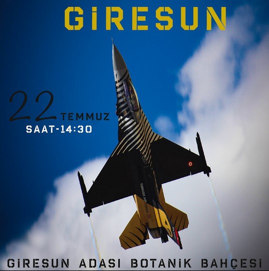 SOLO TÜRK GİRESUN GÖKYÜZÜNDE…