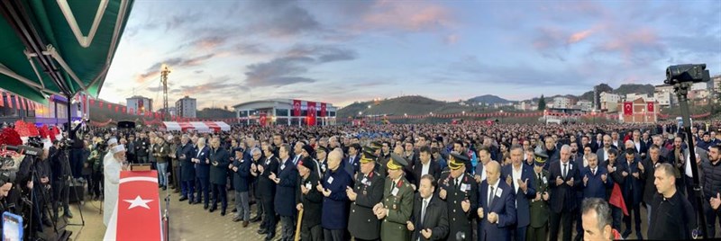 Şehit İsmail Ünal’a veda