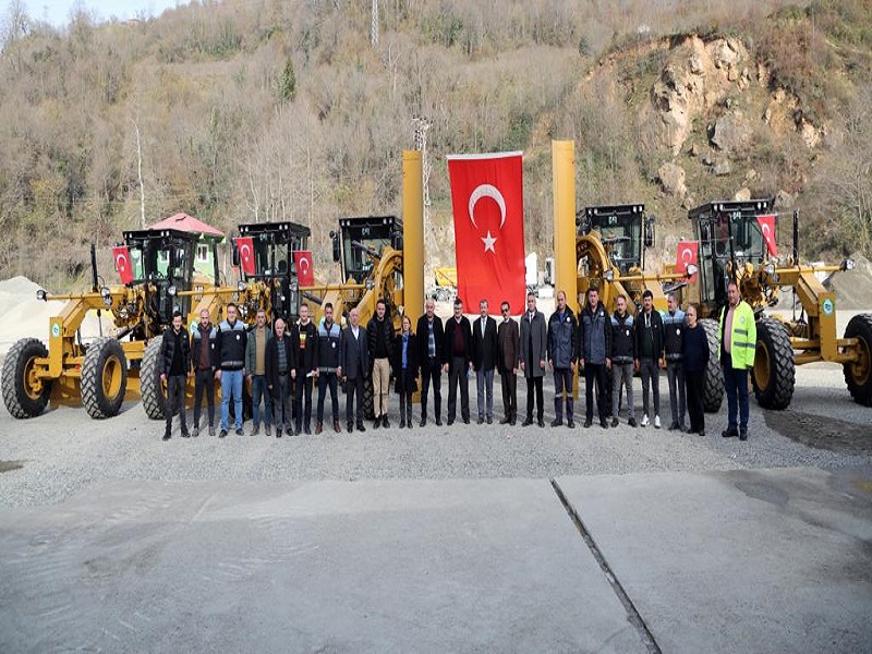 Giresun İl Özel İdaresi’ne yeni araçlar geldi