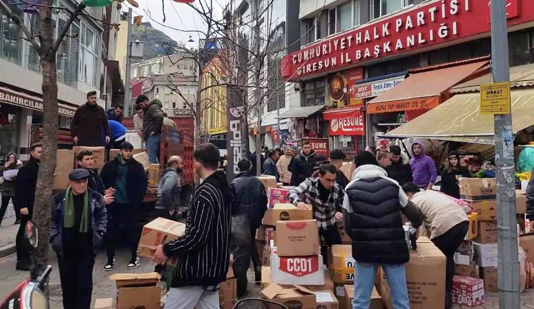 Giresun CHP deprem bölgesi için seferber