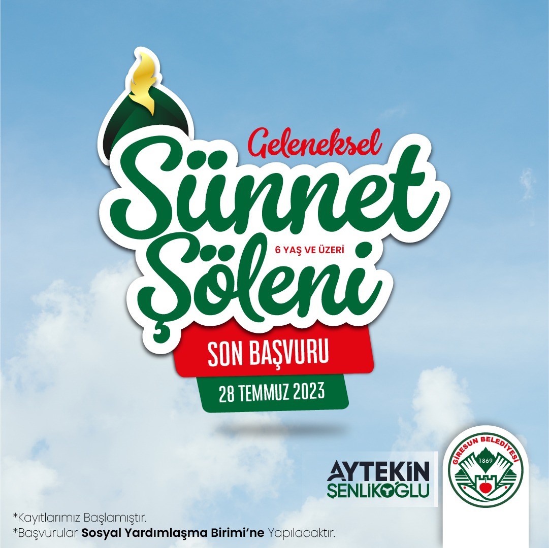 Sünnet için kayıtlar başladı