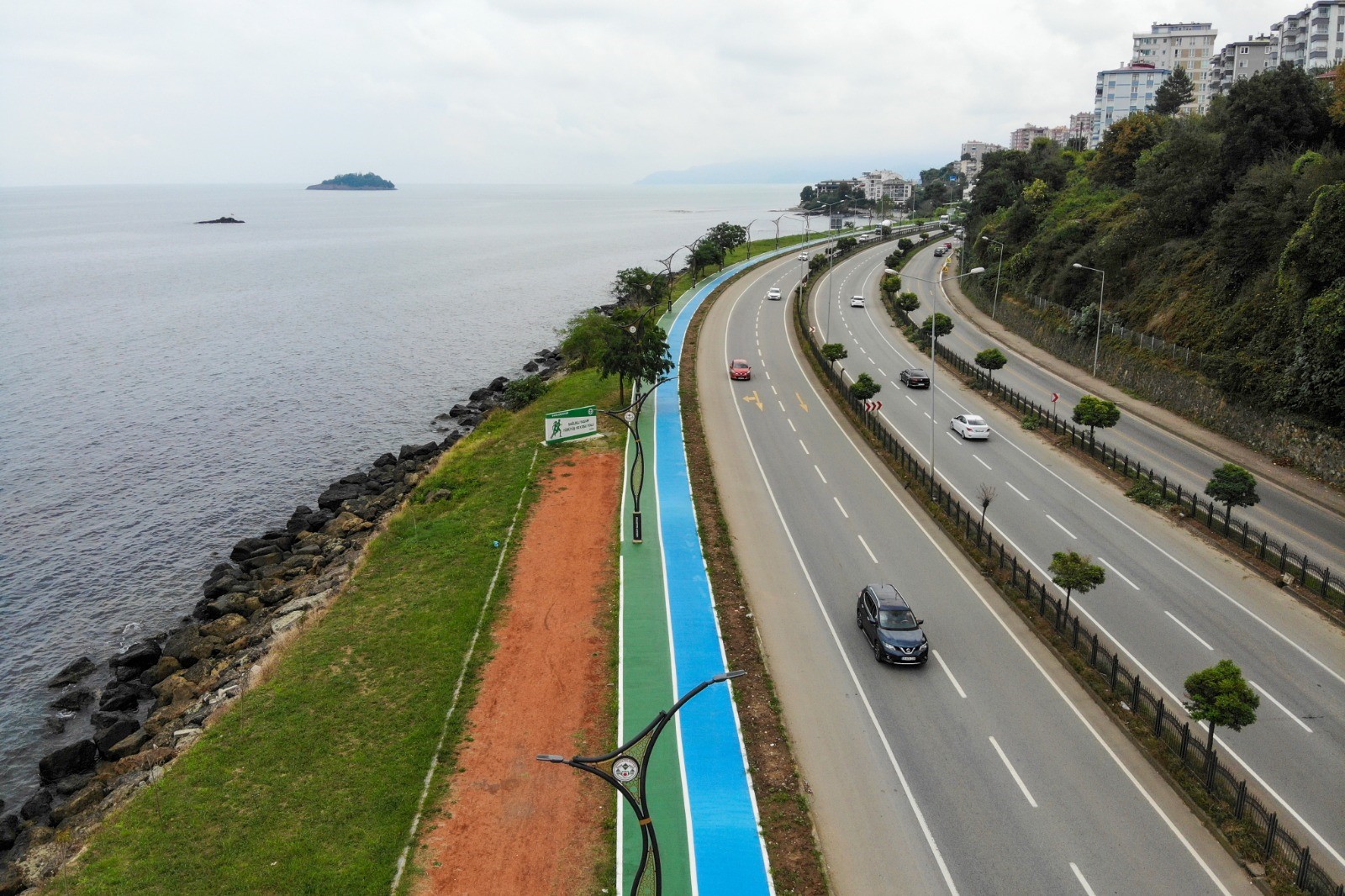 Giresun nihayet bisiklet yoluna kavuştu