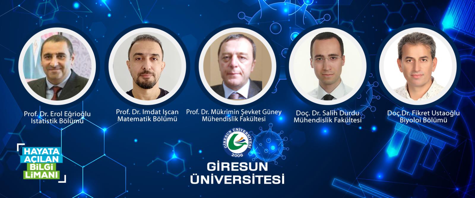 Giresun Üniversitesi’nin 5 akademisyeni o listede…