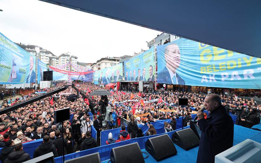 Erdoğan’dan Giresun’a övgü var, vaat yok