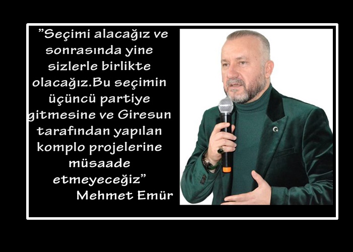 Mehmet Emür Yeniden Refah adayı