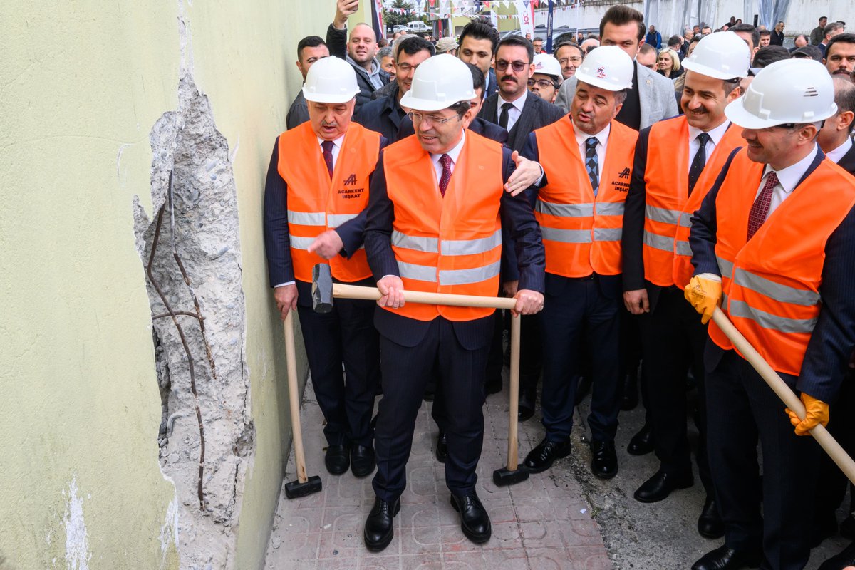 Giresun Adalet Sarayı inşatı  balyozla başladı