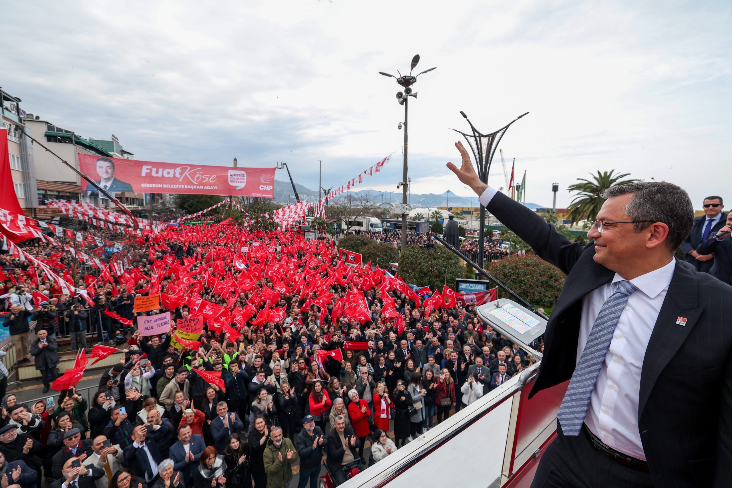 ÖZGÜR ÖZEL:”“FUAT KAZANACAK, GİRESUN KAZANACAK, TÜRKİYE İTTİFAKI KAZANACAK”