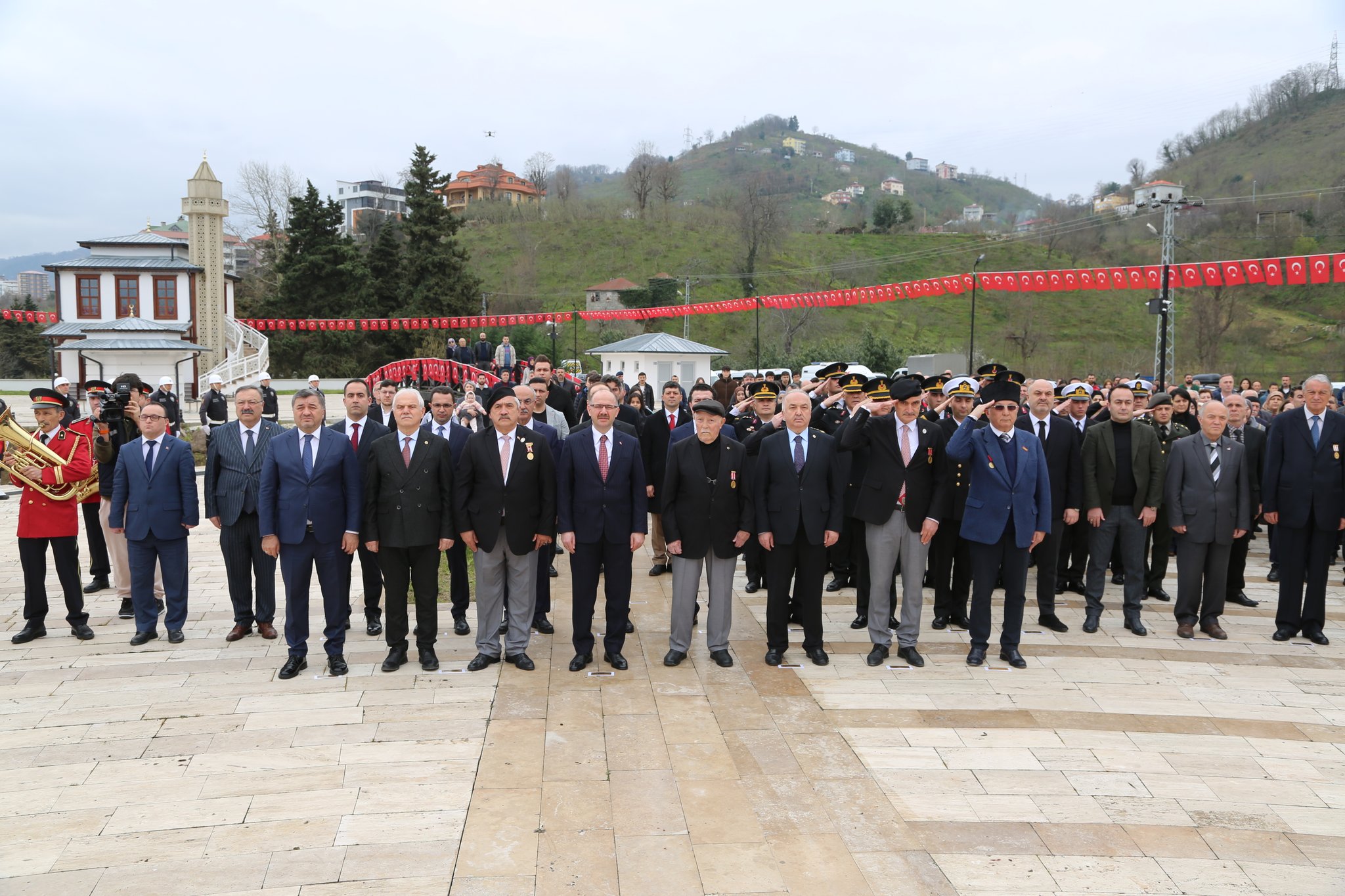 Giresun Şehitliği’nde tören