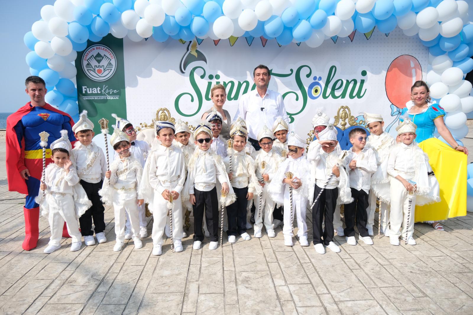 Giresun Belediyesi sünnet şöleni düzenledi