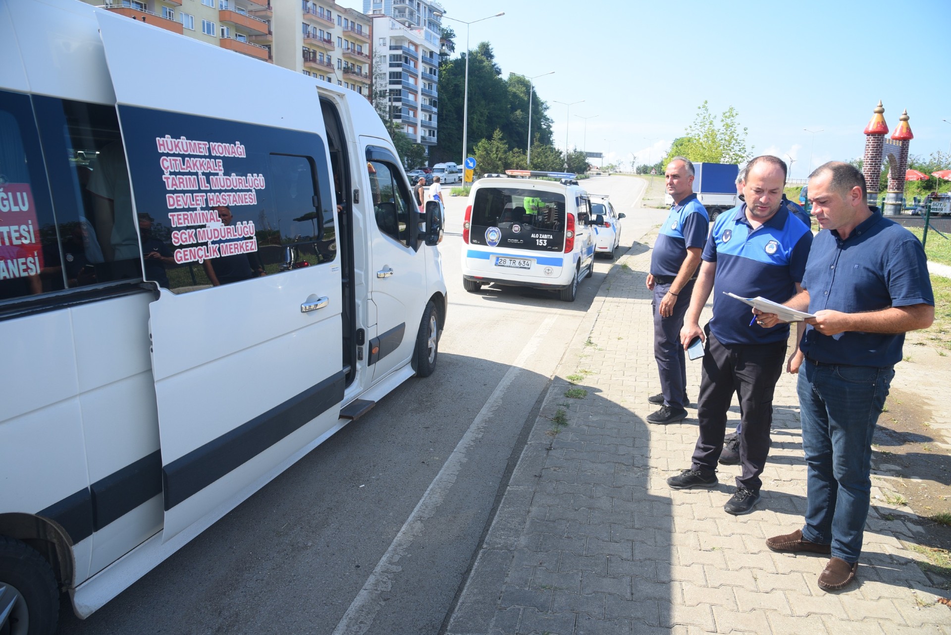 Dolmuşlara klima denetimi