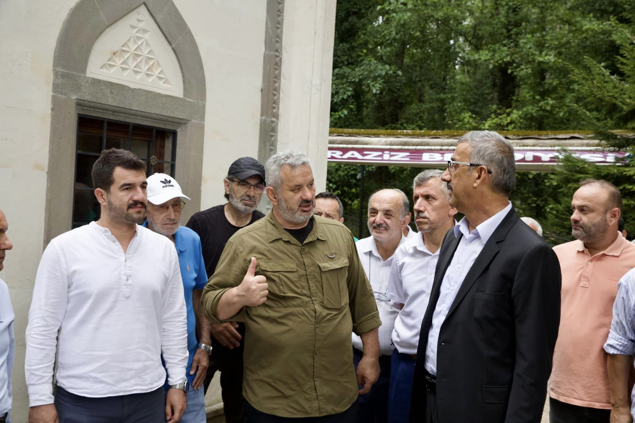 Hasan Turan ve Lütfi Bayraktar Piraziz’de buluştu