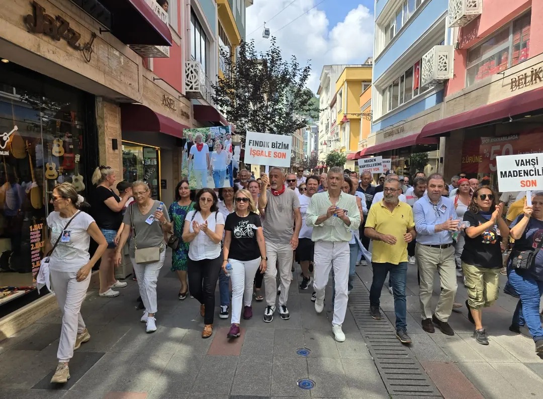 CHP Ordu milletvekili Adıgüzel, fındık için yürüdü