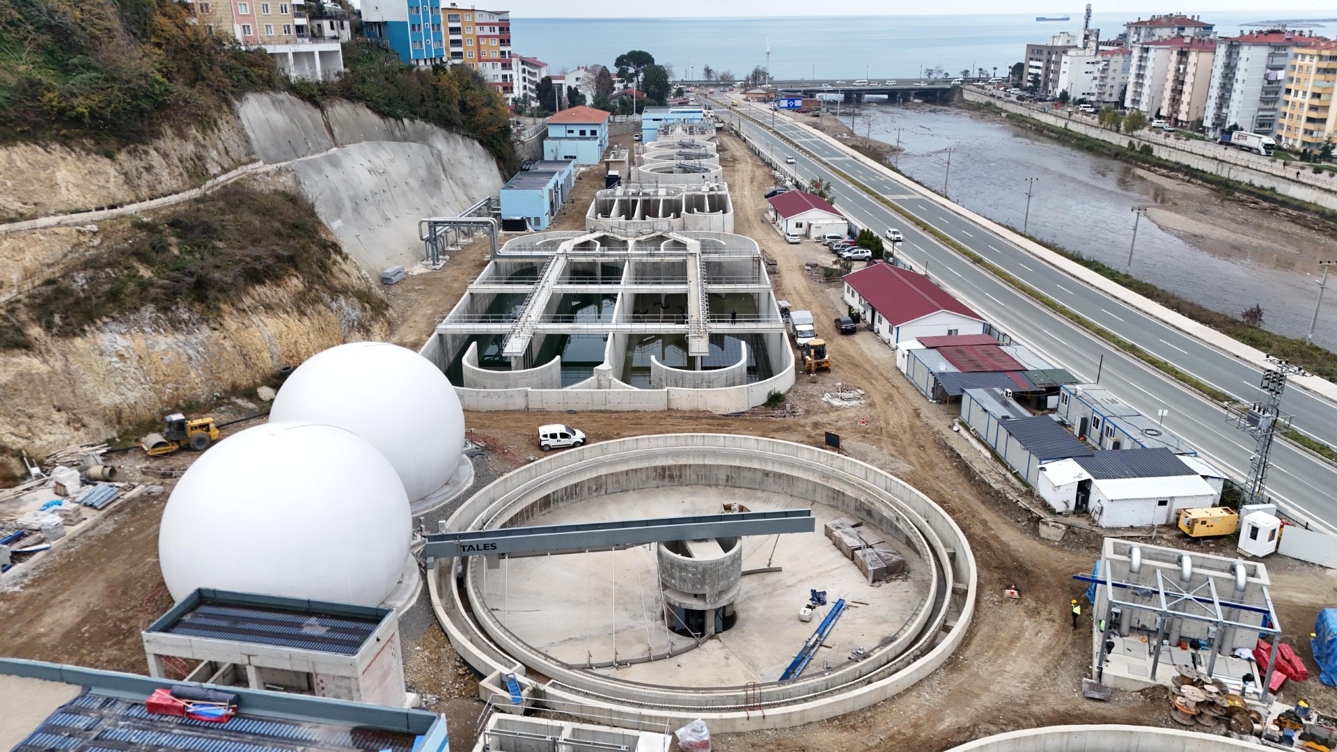 Giresun Atıksu Arıtma Tesisi test ediliyor