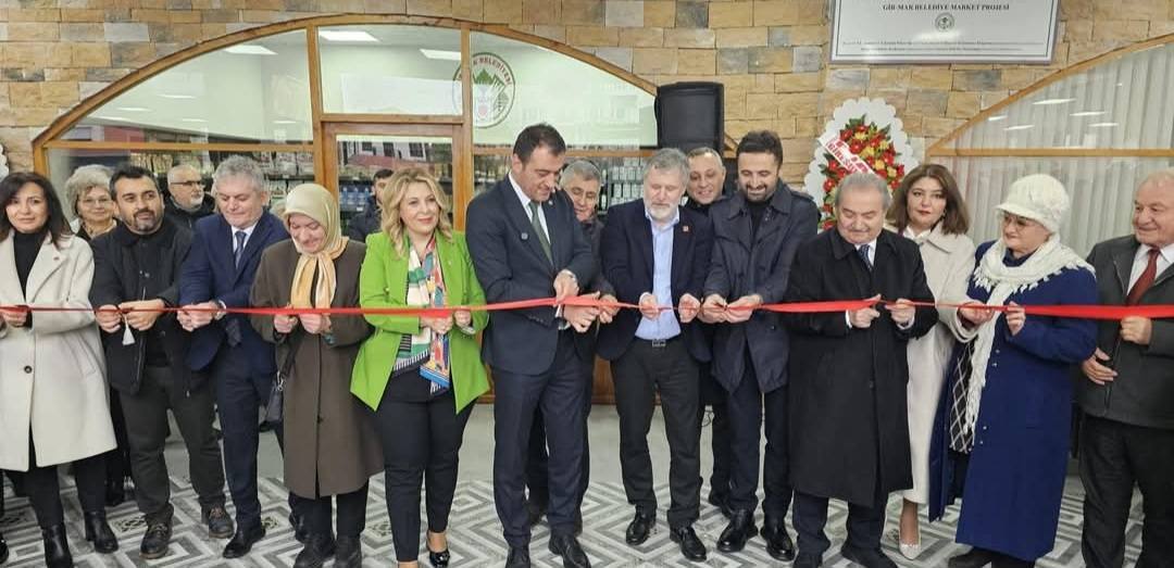 GİRMAR MARKET VE GİRBEL KAFE TÖRENLE AÇILDI