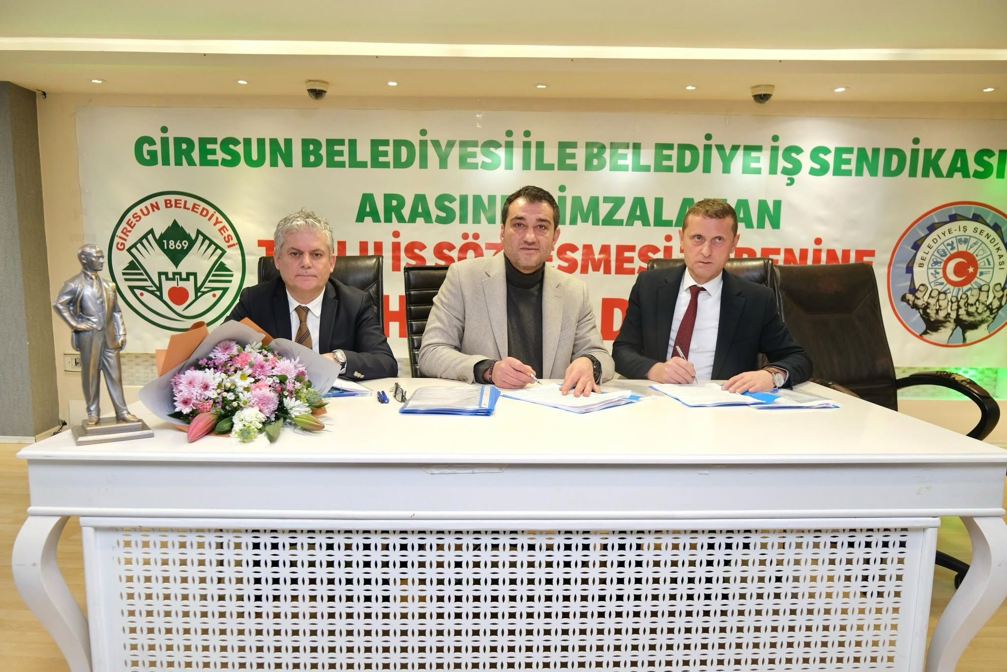 Giresun Belediyesi’nde toplu iş sözleşmesi imzalandı