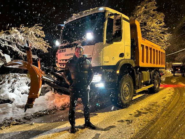 GİRESUN BELEDİYESİ’NDE KAR ALARMI