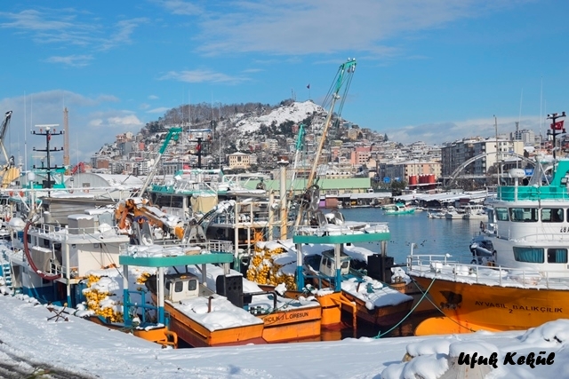 Giresun’u kar vurdu